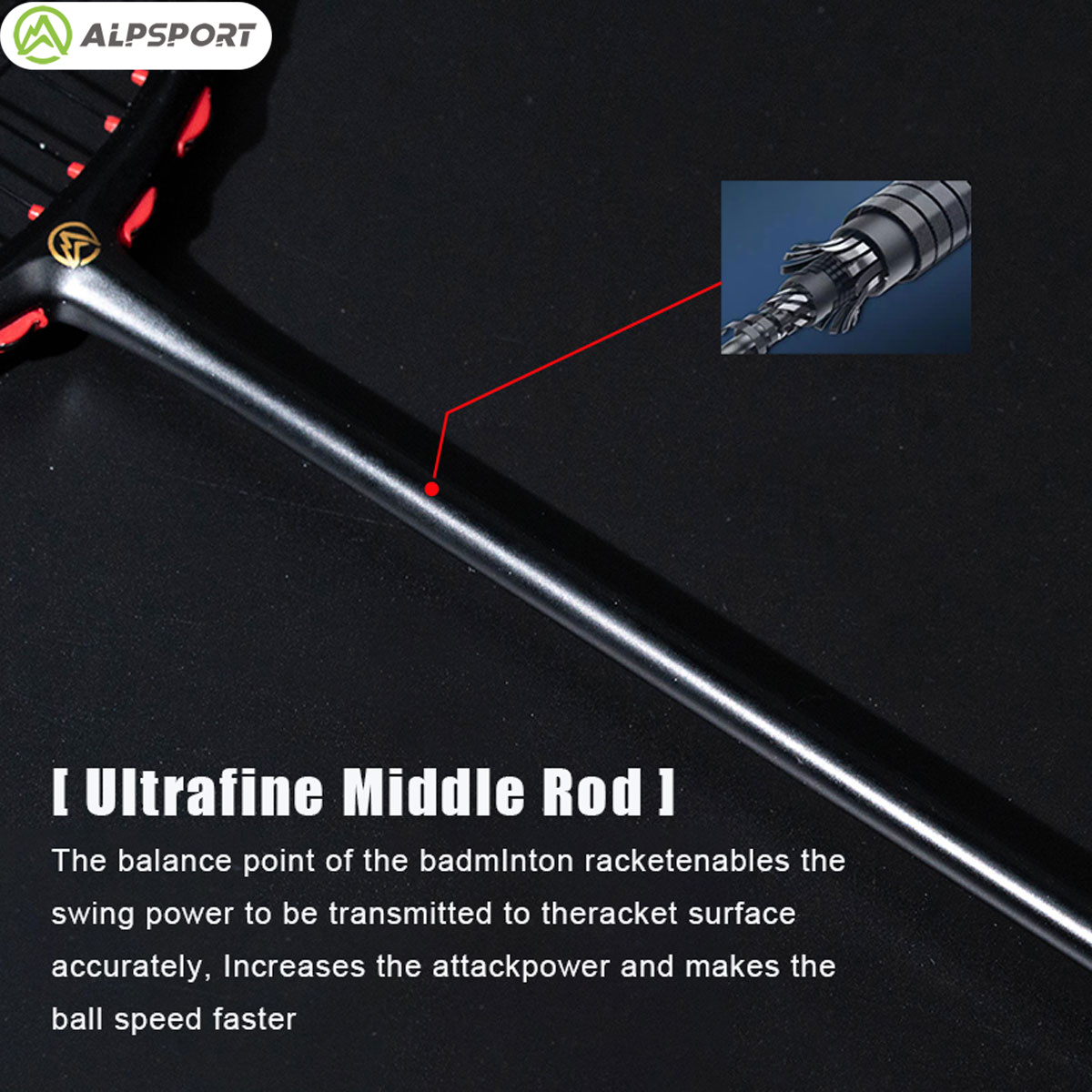 Alpsport MH-V5 5U 75g Wave Leg - Badminton Background 评论和价格